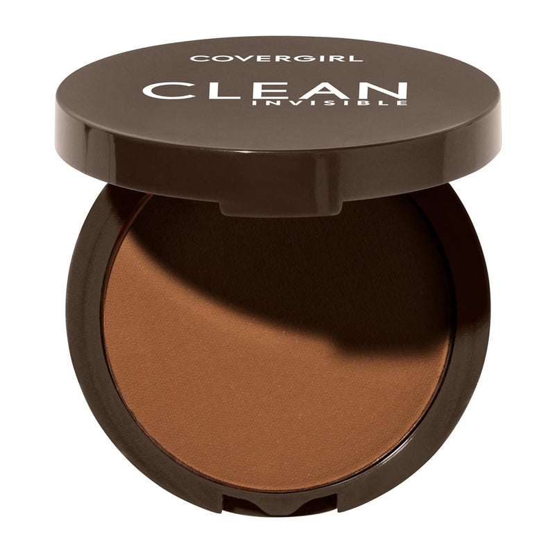 Covergirl Clean Invisible Pressed Powder, Lightweight, Breathable, Vegan Formula, Warm Nude 158, 0.38oz Infinity Warehouse