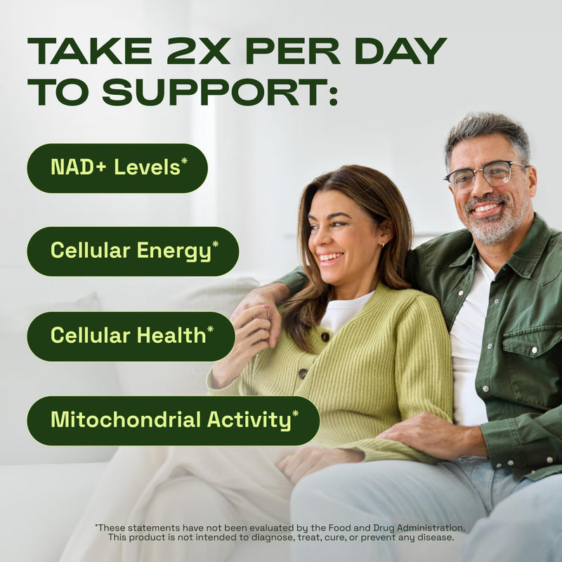 NMNH Supplement Alternative – Liposomal NAD + Resveratrol – 30-Day Supply – High Purity NAD Supplement for Energy & Healthy Aging – 60 Capsules Infinity Warehouse