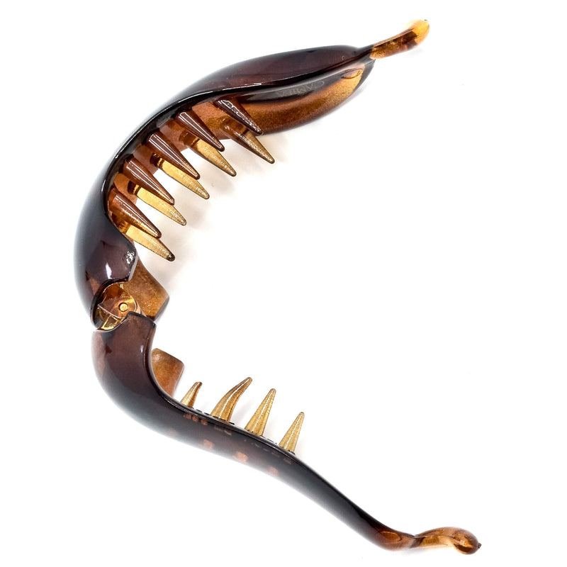 Camila Paris CP2301 2.75 Inch Small Hair Clips for Women Tortoiseshell, Strong Hold Decorative, Durable Styling Girls Hair Accessories. Hair Ponytail For Women with Curly Thick Hair. Made in France Camila