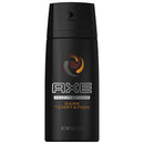 AXE Dual Action Body Spray Deodorant for Long Lasting Odor Protection Dark Temptation All Day Fresh Scent Mens Deodorant Formulated Without Aluminum 4.0 oz AXE