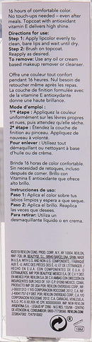 Revlon ColorStay Overtime Lipcolor, Dual Ended Longwearing Liquid Lipstick with Clear Lip Gloss, with Vitamin E in Nude, Unstobbale Nude (540), 0.07 oz REVLON