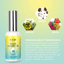 Luv Me Care Biotin Hair Growth Oil Hair Growth Serum for Thicker Longer Fuller Healthier Hair, Prevent Hair Loss & Thinning, All Natural Vitamin Rich Treatment, Women & Men, All Hair Types 1.7 oz Luv Me Care