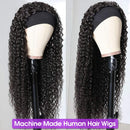 CYNOSURE Curly Headband Wig Human Hair Wigs for Black Women 9a Glueless None Lace Front Wigs Human Hair No Need Pre Plucked Natural Black Color Brazilian Hair Curly Wig(24, Headband Wig Curly) CYNOSURE