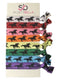 Infinity Collection Horse Hair Accessories, Multi Colored Horse Hair Ties, Cowgirl Hair Ties, No Crease Horse Hair Elastics Set, for Equestrian Infinity Collection