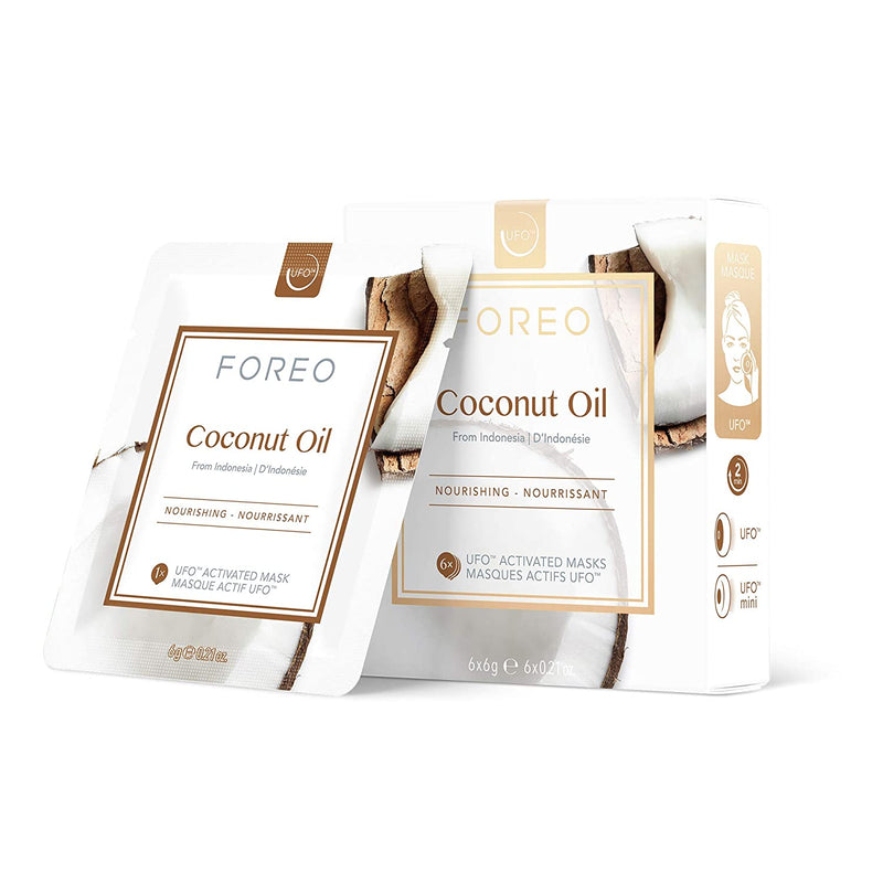 FOREO UFO activated mask Coconut Oil Beauty Coquette