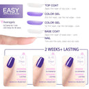 Gellen Gel Nail Polish Kit- Gentle Nudes Series Nude Neutrals 6 Colors, Warm Pastels Beige Pink Soak Off Gel Polish Set GELLEN
