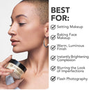 Dermablend Illuminating Banana Powder, Loose Setting Powder Makeup for Brightening and a Long-Lasting Luminous Finish, up to 16hr Wear, 0.63 oz Dermablend