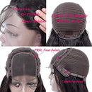 QTHAIR 14A Short Straight Bob Wigs Human Hair Lace Front Wigs (8 inch) 4x4 Lace Closure Wigs 150% Density Brazilian Virgin Hair Pre Plucked with Baby Hair QTHAIR