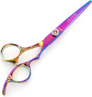 Professional Hair Cutting Shears,Hair Scissors Barber Hairdressing Shears Edge Razor Sharp Blades Haircut Scissors for Men Women Kids Japan 440c Stainless Steel 6 Inch (B) JAVENPROLIU