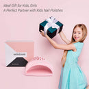 MelodySusie Portable Kids Nail Dryer, Mini Nail Fan Quick Dry for Regular Nail Polish, Safe for Hands, Skin, Children's Gift, Great Gift for Girls. MelodySusie