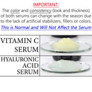 Anti Aging Serums - Vitamin C Serum and Hyaluronic Acid Serum 2-Pack Set (1 of each Anti Wrinkle Serum) Flawless. Younger. Perfect. Store