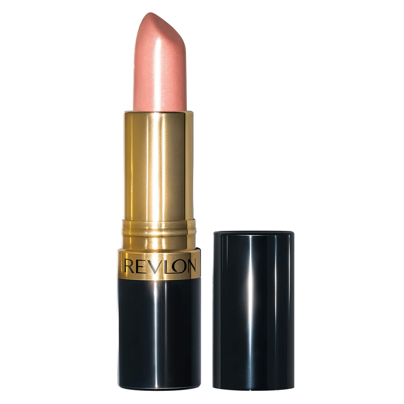 Revlon Super Lustrous Lipstick, High Impact Lipcolor with Moisturizing Creamy Formula, Infused with Vitamin E and Avocado Oil in Pink Pearl, Silver City Pink (405) REVLON