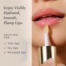 City Beauty City Lips Plumping Oil - Plump, Hydrate, Restore - Anti-Aging Lip Treatment - Plumping Lip Oil with Hyaluronic Acid & Plant Extracts Infinity Warehouse