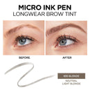 L'Oreal Paris Micro Ink Pen by Brow Stylist, Longwear Brow Tint, Hair-Like Effect, Up to 48HR Wear, Precision Comb Tip, Blonde, 0.033 fl; oz. L'Oreal Paris
