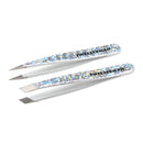Tweezerman Hollygraphic Micro Mini Tweezer Set, 2 Piece Set Tweezerman