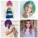 Hair Chalks for Girls, 6 Bright Temporary Washable Hair Color Combs with 3 Glitter, Hair Chalk Dyeing for Birthday Cosplay Halloween Party, Non-Toxic, Safe for Kids & Teens Byhoo