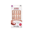 KISS Salon Acrylic Natural Nails 28pc Forbidden KSAN04 KISS