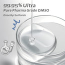 Dimethyl Sulfoxide (DMSO) 99.95% Pure Liquid |4 oz. DMSO Pharma Grade Non-diluted | Undiluted & Odorless, Contained in Premium Glass Bottle Infinity Warehouse