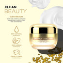 AZURE 24K Gold & Collagen Firming Day Cream - Moisturizing, Illuminating & Lifting | Reduces Wrinkles & Fine Lines | Anti Aging & Toning | Made in Korea - 50mL Azure Kosmetics Store