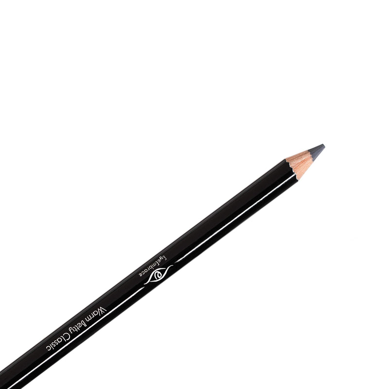 Eye Embrace Warm Betty Classic: Light Gray Wooden Eyebrow Pencil – Waterproof, Double-Ended Pencil with Sharpener & Spoolie Brush, Cruelty-Free Eye Embrace