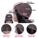 VSHOW Glueless 4x4 Closure Curly Lace Front Wigs Human Hair Water Wave 150% Density Deep Wave Wet and Wavy Virgin Human Hair Wigs Pre Plucked Hairline with Baby Hair for Black Women(24 Inches) V SHOW Store