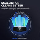 Wagner Stern VibroWave Plus Oscillation & Vibration Sonic Electric Toothbrush with 4 Brush Heads. IPX7 Waterproof. Infinity Warehouse