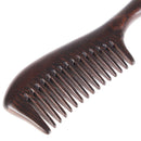 Onedor Handmade 100% Natural Black Sandalwood Hair Combs - Anti-Static Sandalwood Scent Natural Hair Detangler Wooden Comb (Black Sandalwood Wide Tooth) Onedor