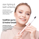 AquaSonic Pulse – Ultra Whitening Electric Toothbrush w Activated Charcoal Whitening Bristles – Sonic Rechargeable Toothbrush – 3 Modes & Smart Timers – Lasts 45 Days – Home & Travel Toothbrush Aquasonic
