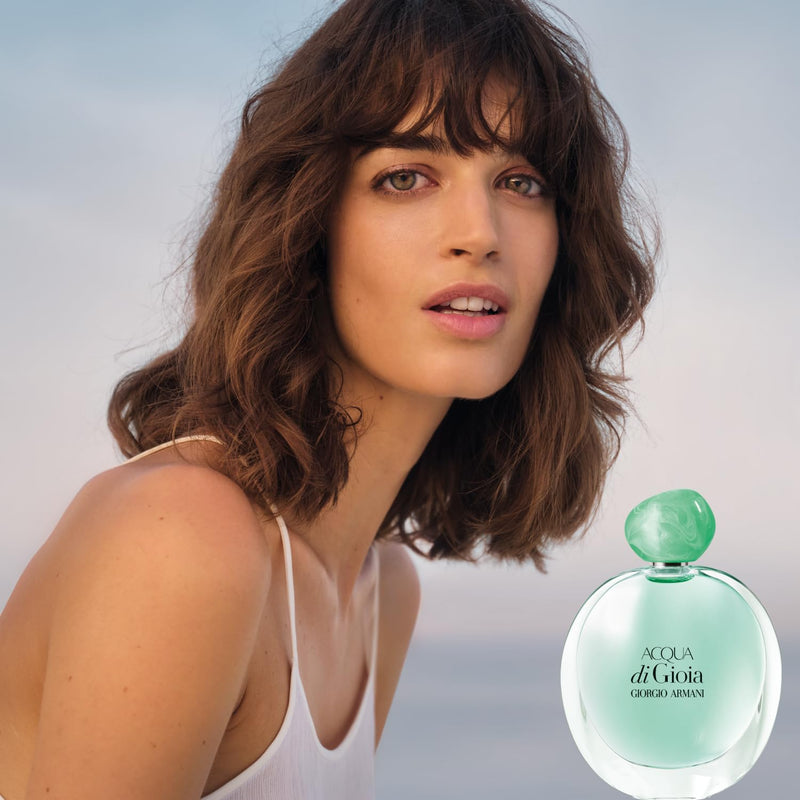 Armani Beauty - Acqua di Gioia - Eau de Parfum - Floral Fruity Fragance for Women - Primofiore Lemon, Water Jasmin, Cedarwood Notes Infinity Warehouse