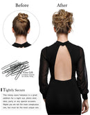 EMERLILY Messy Bun Hair Piece Synthetic Scrunchy Tousled Updo Hair Extensions Ponytail Curly Hair Pieces for Women EMERLILY