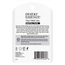 Desert Essence Tea Tree Oil Dental Tape - 30 Yards - Naturally Waxed w/Beeswax - Thick Flossing No Shred Tape - On The Go - Removes Food Debris Buildup - Cruelty-Free Antiseptic Desert Essence