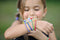 Scenties Strawberry Scented Hair Bands, 5 Pack | Pretty Ponytail Holders for Thick Hair, Thin Hair & Curly Hair | Baby Girl Hair Ties No Damage Elastic Kids Hair Accessories Scenties