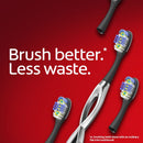 Colgate Keep Manual Toothbrush, Deep Clean Soft Refill Heads, Black, 6 Count, Pack of 2 Colgate