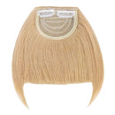 ROSEBUD Bangs Hair Clip in Bangs Hair Extensions Synthetic Flat Bang with Temples Front Face Fringe Bangs Hair Pieces for Women Rose bud