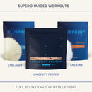 Blueprint Bryan Johnson Creatine Monohydrate Powder – Amino Acid Powder - Suppliment Supports Muscle Growth, Recovery, Strength & Focus – Unflavored Creatine for Women & Men – 5g Dose – 100 Servings Infinity Warehouse