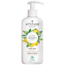 ATTITUDE Liquid Hand Soap, Plant- and Mineral-Based Formula, Vegan & Cruelty-free Personal Care Products, Lemon Leaves, 16 Fl Oz ATTITUDE