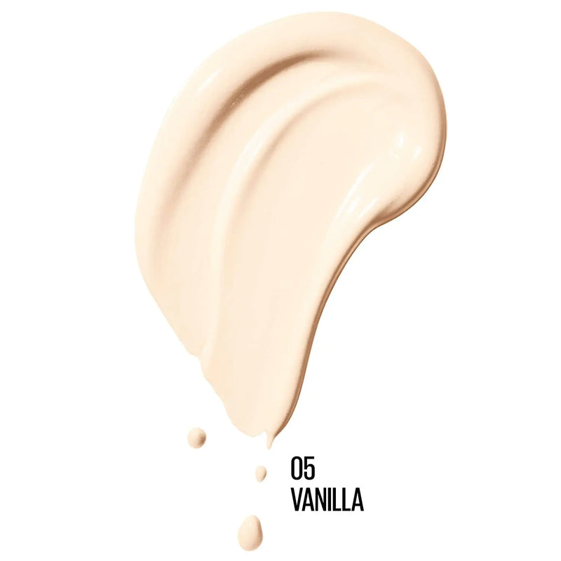 Maybelline Dream Radiant Liquid Medium Coverage Hydrating Makeup, Lightweight Liquid Foundation, Vanilla, 1 Fl; Oz Maybelline New York
