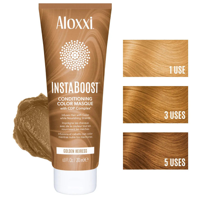 ALOXXI InstaBoost Color Depositing Conditioner Mask – Instant Temporary Hair Color Dye - Hair Color Masque for Deep Conditioning Beauty Coquette