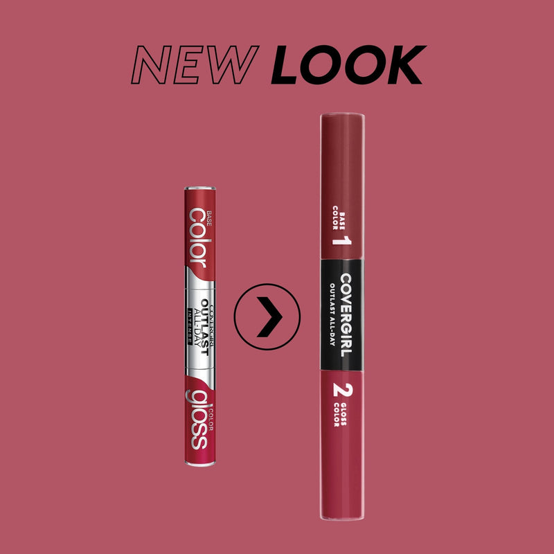 Covergirl Outlast All-day Color & Lip Gloss Nude Intensity, 0.2 Ounce COVERGIRL