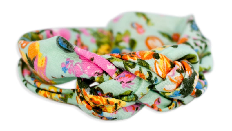 Headbands of Hope Infinity Head Turban For Women - Fashionable Hair Accessories Great for Yoga and Casual Wear - Adjustable Elastic Knot to Fit Girls and Babies (Mint) Headbands of Hope