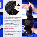 Brazilian Body Wave Human Hair Bundles Virgin Rrmy 10 12 14 16 Inch Human Hair Body Wave 4 Bundles Brazilian Hair Weave Bundles Natural Color Human Hair Extensions 4 Bundles (95-100g/bundle) Ayisha