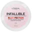 L'Oreal Paris Infallible Blur-fection Longwear Loose Setting Powder, Blurring Face Powder With Up to 24HRs of Wear, Brightening Light Pink, 1 Kit Infinity Warehouse
