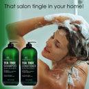 Botanic Hearth Tea Tree Shampoo & Conditioner Set (16 oz each) and Tea Tree & Mint Body Wash (16 oz) Bundle Botanic Hearth