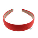 Dark Orange 1 Inch Satin Hard Headband Motique Accessories