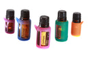 BottleGuard The Original - Pack of 10 Essential Oil Bottle Protector, Silicone Protective Sleeve for Amber Bottles, Holder for Travel, Fits Standard 15 ml EO Bottles, Multiple Colors. BottleGuard