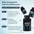 HPN NAD+ Booster – Nicotinamide Riboside Alternative (NAD3) for Men & Women | Anti Aging NRF2 Activator, 312 mg per Serving – Natural Energy Supplement for Longevity & Cellular Health, 30 Veggie Pills Infinity Warehouse