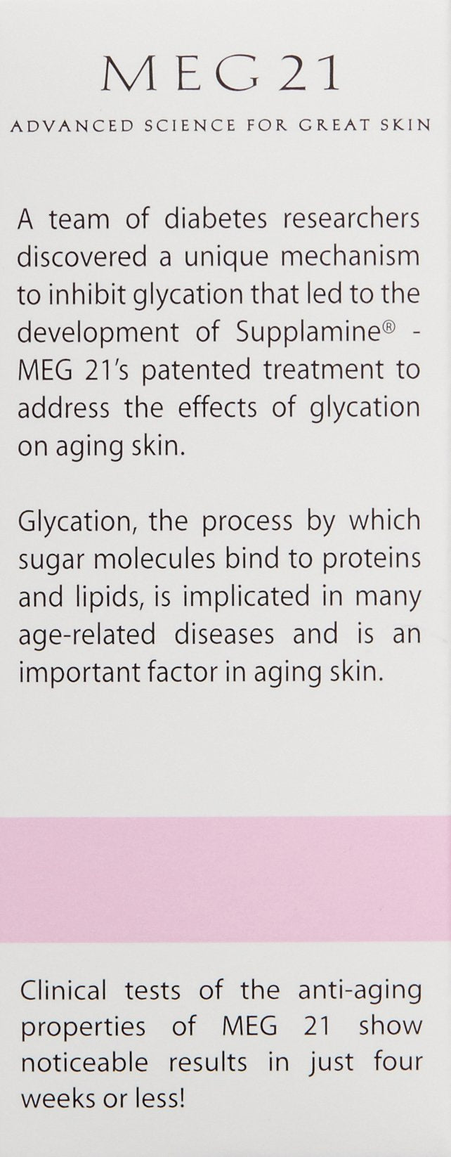 MEG 21 Bright & Firm eye Treatment, 0.5 oz Pink MEG 21