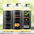 Majestic Pure Apricot Oil, 100% Pure and Natural, Cold-Pressed, Apricot Kernel Oil, Moisturizing, for Skin Care, Massage, Hair Care, and to Dilute Essential Oils, 16 fl oz MAJESTIC PURE