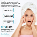 TEENOLOGY Shampoo, Conditioner, and Body Wash Bundle (Save 10%) - Sulfate and Paraben Free, Noncomedogenic, Natural Botanical Extracts, Blueberry Pomegranate Cucumber and Tropical Orange - 16 oz. Teenology