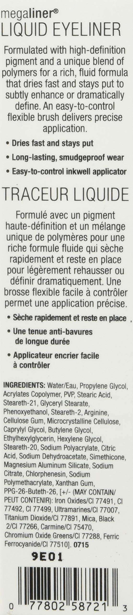 Wet n Wild MegaLiner Liquid Eyeliner Brown Dark Brown Wet n Wild